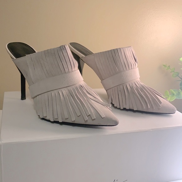 3.1 Phillip Lim Shoes - Philip Lim “Martini” Fringe Mules